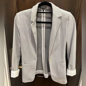 Express blazer gray XS